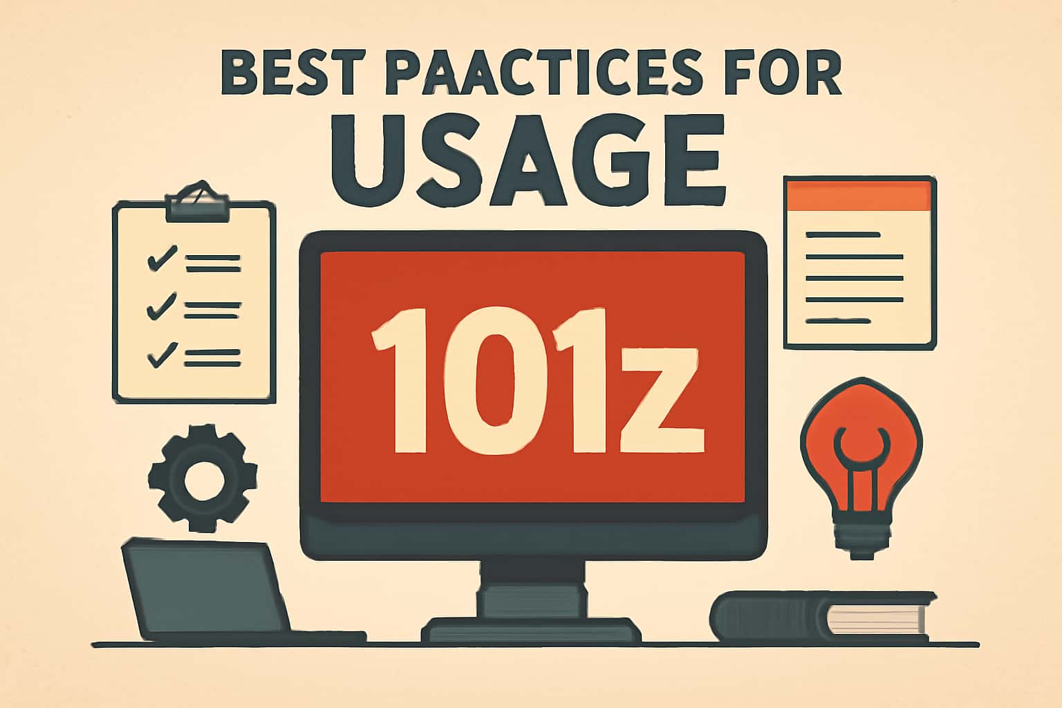 An informational graphic showcasing best practices for 101z usage.