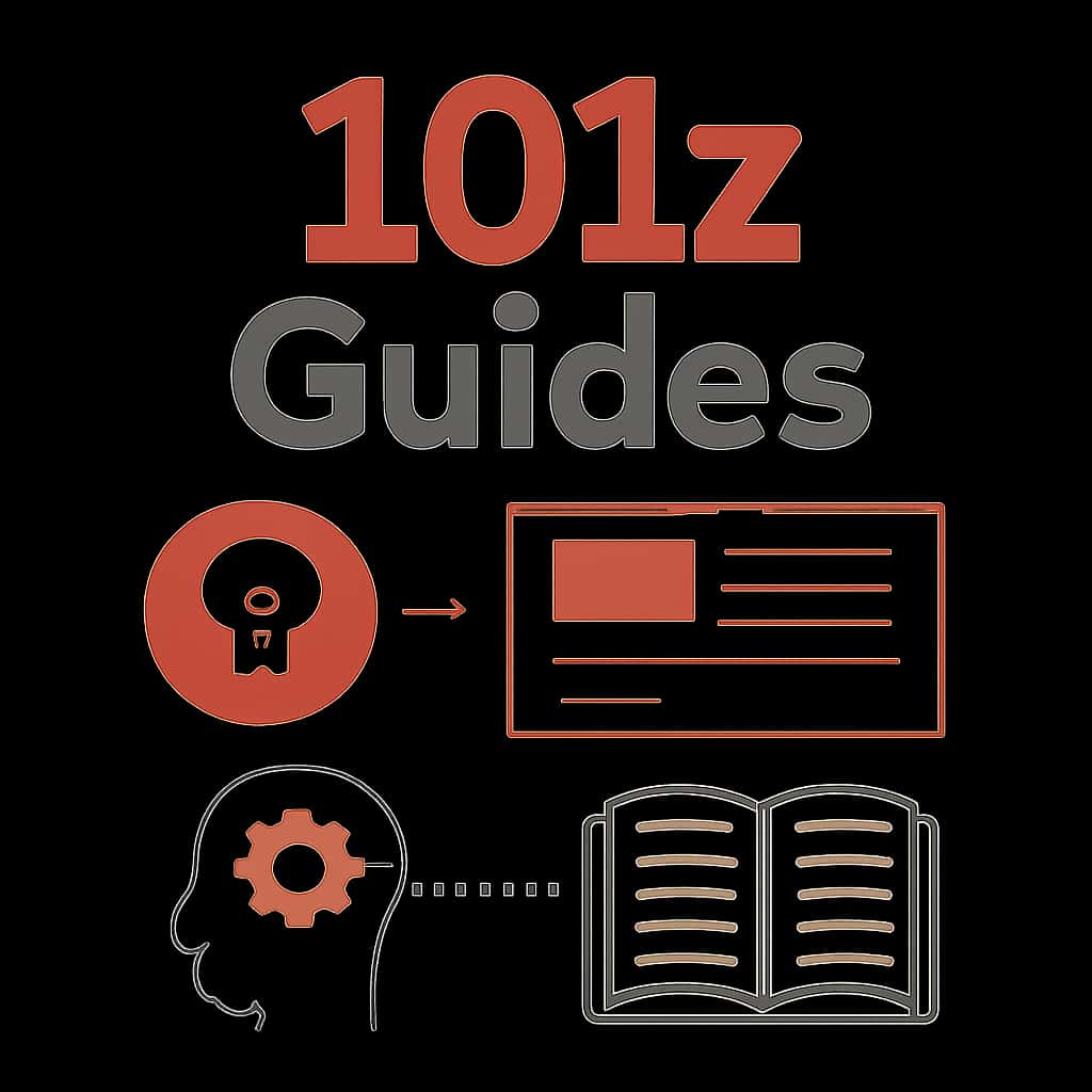 Illustration of a guide related to 101z.