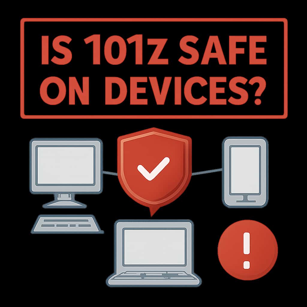 An educational diagram discussing safety aspects of the 101z application.