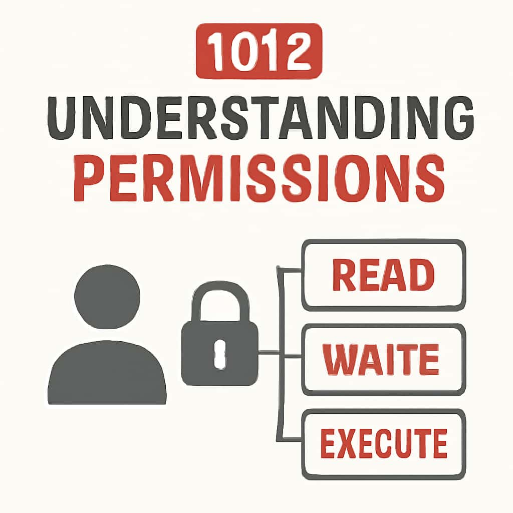 An educational diagram illustrating the permissions needed for the 101z app.